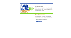 Desktop Screenshot of bandmusicdirect.com